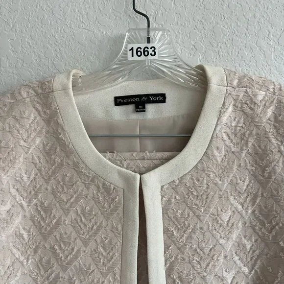 Preston & York 2 piece Blazer Suit & Skirt 18 Formal Career Office Oldmoney - Picture 14 of 16